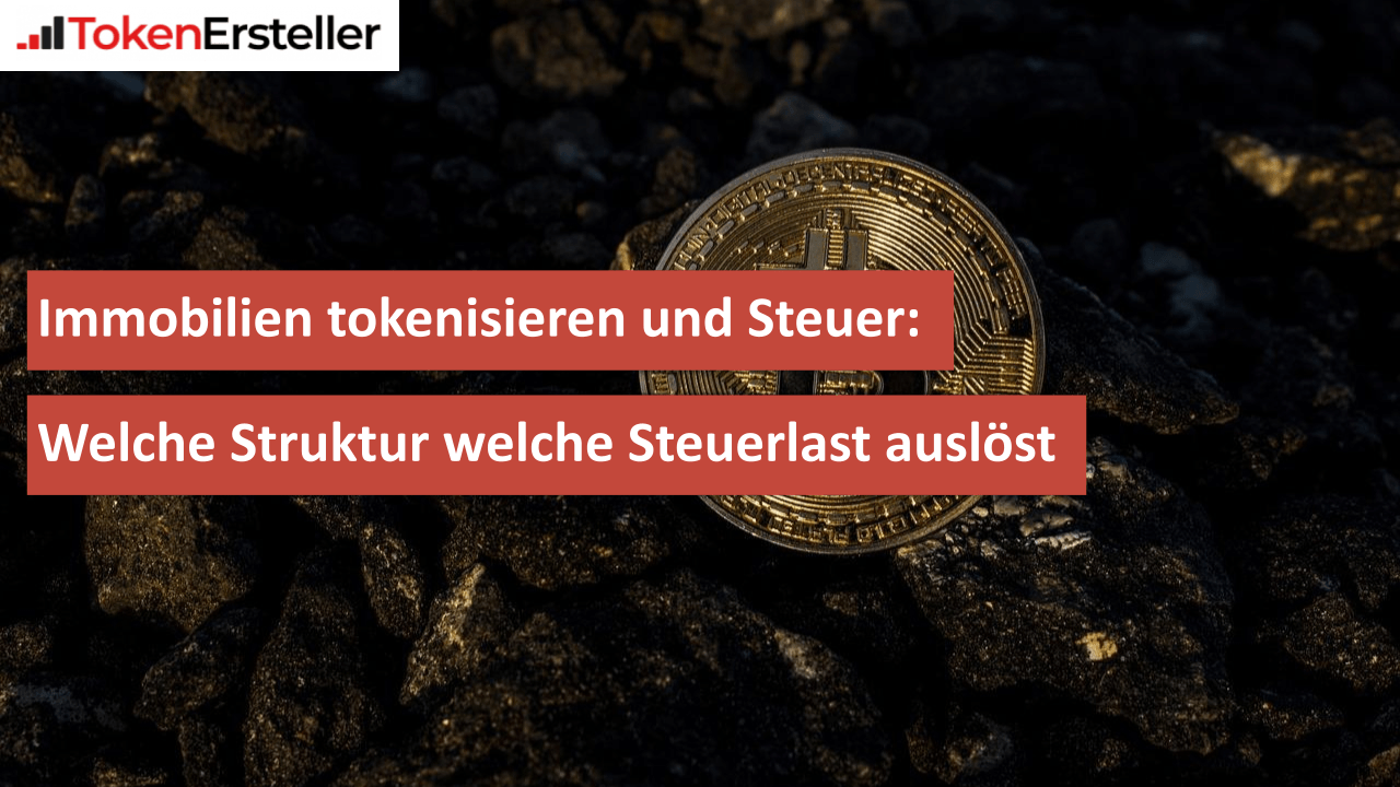 Immobilien tokenisieren und Steuer Welche Struktur welche Steuerlast auslöst (1)